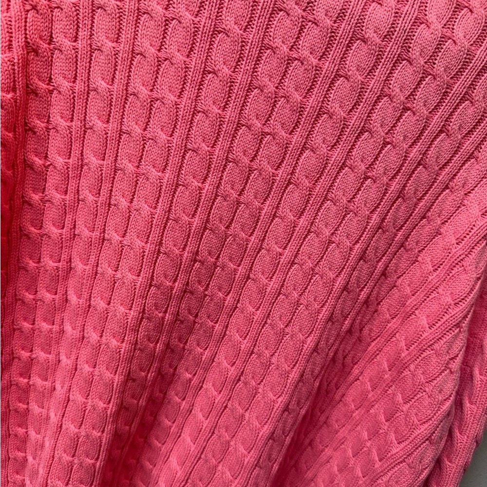 Pink Cable Knit Sweater - Picture 2 of 2